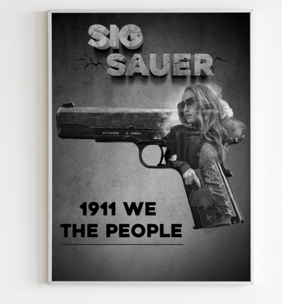 Sıg Sauer Tabanca Afişi 